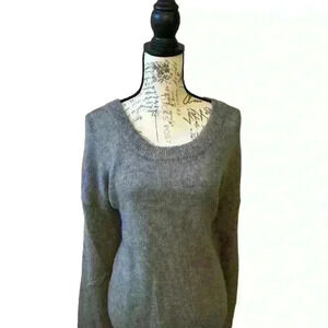 JUST FEMALE scoop neck sweater 🩶